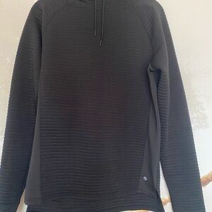 APANA ribbed black hoodie size small